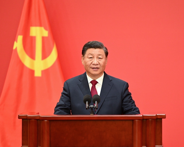 习近平在二十届中共中央政治局常委同中外记者见面时强调  始终坚持一切为了人民一切依靠人民  以中国式现代化全面推进中华民族伟大复兴